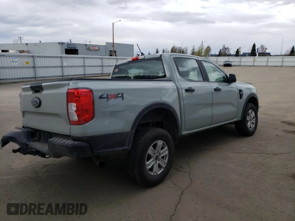2024 Ford Ranger XL with VIN 1FTER4PH6RLE57843, listed as a Copart auction lot 54959105 with 5,149 mi miles and Salvage title. Bid and sale history available at DreamBid. Image 3.