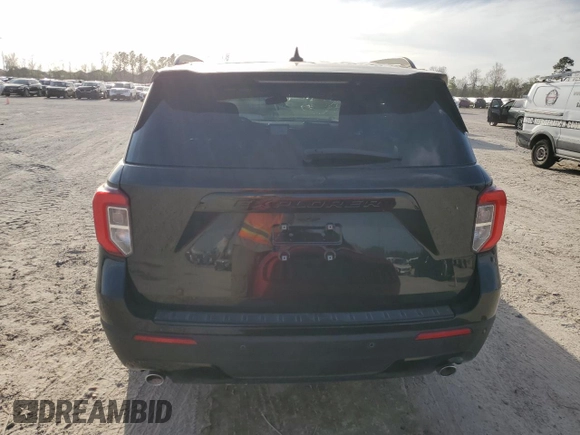 2022 Ford Explorer ST-Line with VIN 1FMSK7KH8NGA86473, listed as a Copart auction lot 48216885 with 61,412 mi miles and Salvage Title. Bid and sale history available at carsss.com. Image 6.