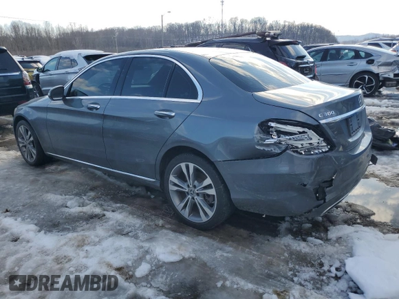 2019 Mercedes-Benz C 300 with VIN 55SWF8EBXKU300214, listed as a Copart auction lot 88691205 with 63,550 mi miles and Salvage Title. Bid and sale history available at DreamBid. Image 2.