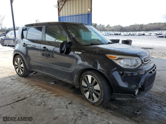 2014 Kia Soul ! with VIN KNDJX3A56E7078227, listed as a Copart auction lot 44044395 with 195,733 mi miles and Salvage Title. Bid and sale history available at carsss.com. Image 4.