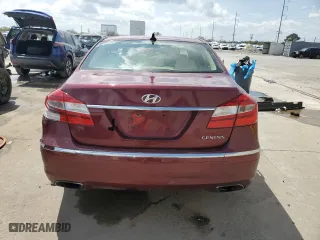 2012 Hyundai Genesis 3.8L with VIN KMHGC4DD6CU191703, listed as a Copart auction lot 49136525 with 0 mi miles and Salvage Title. Bid and sale history available at carsss.com. Image 6.