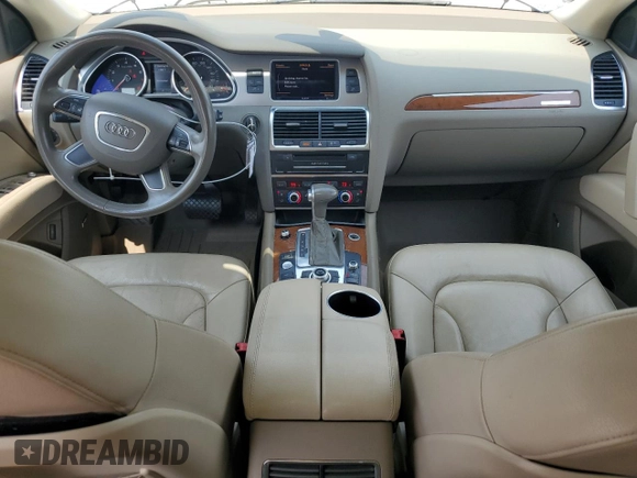 2014 Audi Q7 Premium Plus with VIN WA1LGAFE1ED007650, listed as a Copart auction lot 59182355 with 157,573 mi miles and Salvage title. Bid and sale history available at DreamBid. Image 8.