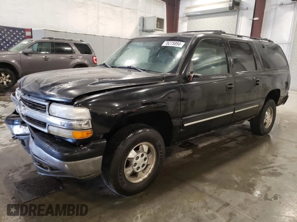 2001 Chevrolet Suburban LS with VIN 1GNFK16T31J163773, listed as a Copart auction lot 78275894 with 242,160 mi miles and Salvage Title. Bid and sale history available at carsss.com. Image 1.