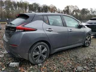 2018 Nissan LEAF SL with VIN 1N4AZ1CP4JC302972, listed as a Copart auction lot 81097124 with 59,813 mi miles and Salvage Title. Bid and sale history available at DreamBid. Image 3.