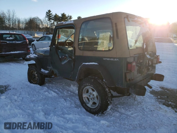 1995 Jeep Wrangler S with VIN 1J4FY19P4SP203275, listed as a Copart auction lot 42015245 with 207,414 mi miles and Clean Title. Bid and sale history available at carsss.com. Image 2.