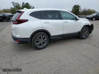 2022 Honda CR-V EX-L with VIN 2HKRW2H89NH659622, listed as a Copart auction lot 52549705 with 40,645 mi miles and Salvage Title. Bid and sale history available at carsss.com. Image 3.