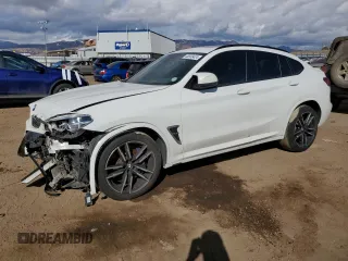 2020 BMW X4 M Competition z VIN 5YMUJ0C09L9B90367, wystawiony jako Copart lot #46588424 z przebiegiem Nie podano mil oraz Szkoda całkowita • Salvage title. Historia ofert i sprzedaży dostępna na DreamBid. Obrazek 1.