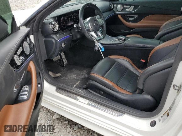2019 Mercedes-Benz E-Class AMG E 53 with VIN WDD1J6BB7KF091633, listed as a Copart auction lot 56676094 with 63,660 mi miles and Salvage Title. Bid and sale history available at carsss.com. Image 8.