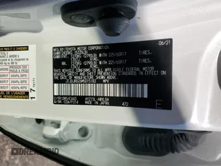 2021 Lexus NX with VIN JTJDJRDZ6M5015183, listed as a Copart auction lot 45123335 with 37,511 mi miles and Salvage Title. Bid and sale history available at carsss.com. Image 13.