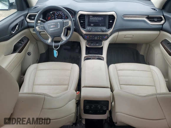 2021 GMC Acadia Denali with VIN 1GKKNPLSXMZ106090, listed as a Copart auction lot 58580425 with 155,111 mi miles and Salvage title. Bid and sale history available at DreamBid. Image 8.