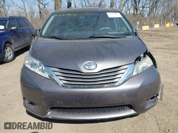2012 Toyota Sienna XLE AAS with VIN 5TDYK3DC9CS227319, listed as a IAAI auction lot 41773806 with 178,803 mi miles and . Bid and sale history available at carsss.com. Image 12.