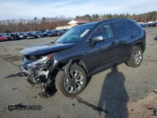 2024 Toyota RAV4 XLE Premium with VIN 2T3A1RFV8RC437554, listed as a Copart auction lot 88414755 with 12,217 mi miles and Salvage Title. Bid and sale history available at carsss.com. Image 1.