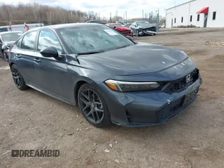 2025 Honda Civic Sport with VIN 2HGFE2F5XSH561073, listed as a IAAI auction lot 41979103 with 1,819 mi miles and . Bid and sale history available at DreamBid. Image 1.