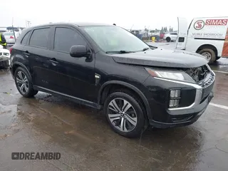 2020 Mitsubishi Outlander Sport ES 2.0 with VIN JA4AR3AU8LU026205, listed as a IAAI auction lot 41414657 with 126,942 mi miles. Bid and sale history available at carsss.com. Image 1.
