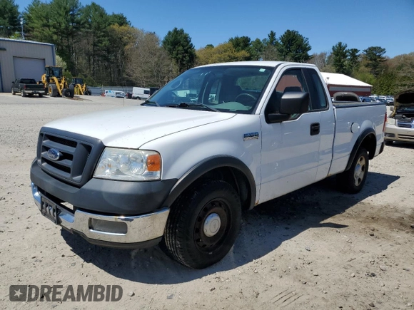 2005 Ford F-150 XL with VIN 1FTRF12W05KB89130, listed as a Copart auction lot 55062385 with 175,439 mi miles and Clean title. Bid and sale history available at DreamBid. Image 1.
