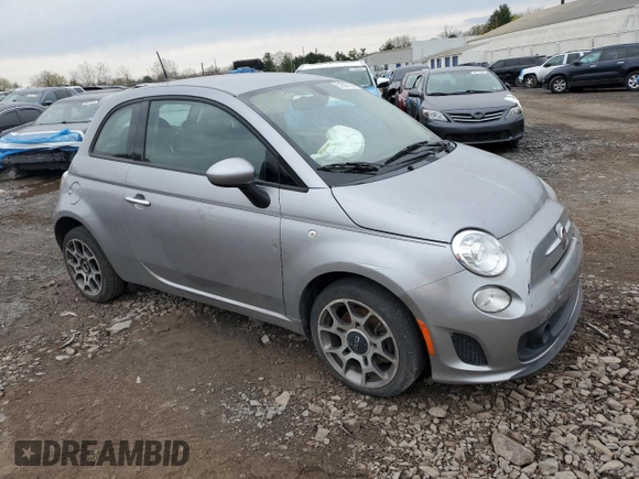 2018 FIAT 500 Pop with VIN 3C3CFFKHXJT465153, listed as a Copart auction lot 51097085 with 92,506 mi miles and Salvage Title. Bid and sale history available at carsss.com. Image 4.
