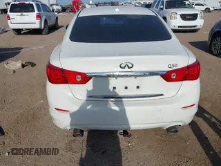 2016 Infiniti Q50 3.0t Premium with VIN JN1EV7AP8GM306347, listed as a IAAI auction lot 42013538 with 199,065 mi miles. Bid and sale history available at carsss.com. Image 16.