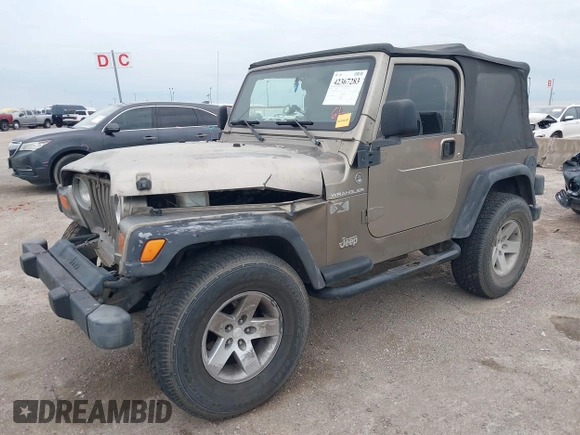 2005 Jeep Wrangler X with VIN 1J4FA39S55P350696, listed as a IAAI auction lot 42367283 with 117,941 mi miles and . Bid and sale history available at DreamBid. Image 17.