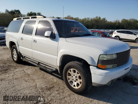 2004 Chevrolet Suburban Z71 with VIN 3GNFK16Z04G232347, listed as a Copart auction lot 80417404 with 243,906 mi miles and Salvage Title. Bid and sale history available at carsss.com. Image 4.