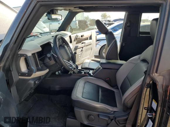 2022 Ford Bronco with VIN 1FMDE5CP1NLB22845, listed as a Copart auction lot 83613404 with 30,911 mi miles and Salvage title. Bid and sale history available at DreamBid. Image 7.