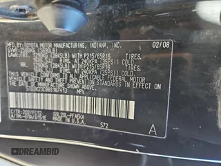 2008 Toyota Sienna CE with VIN 5TDZK23C88S167413, listed as a Copart auction lot 56776805 with 189,032 mi miles and Clean Title. Bid and sale history available at DreamBid. Image 10.