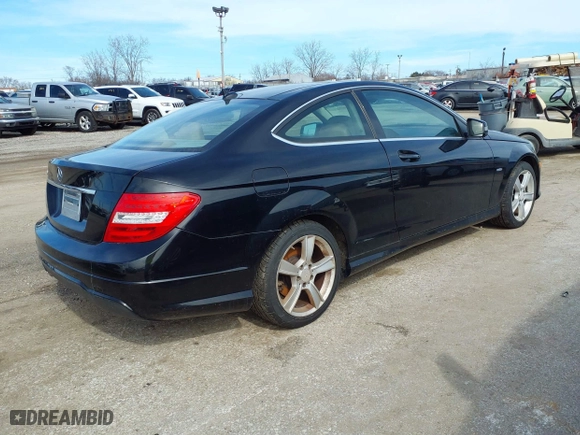 2012 Mercedes-Benz C-Class C 250 with VIN WDDGJ4HB4CF743051, listed as a IAAI auction lot 41765592 with 159,574 mi miles. Bid and sale history available at carsss.com. Image 4.