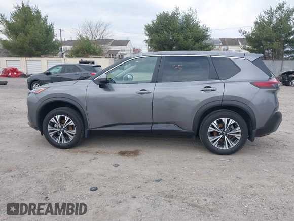 2023 Nissan Rogue SV with VIN JN8BT3BB4PW476716, listed as a IAAI auction lot 41853683 with 36,630 mi miles. Bid and sale history available at carsss.com. Image 14.