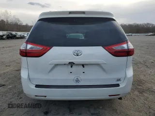2017 Toyota Sienna LE with VIN 5TDJZ3DCXHS180970, listed as a Copart auction lot 88876535 with 180,318 mi miles and Salvage Title. Bid and sale history available at carsss.com. Image 6.