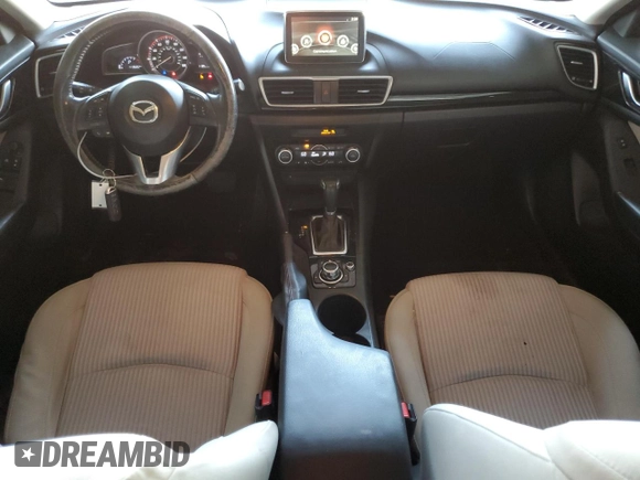 2015 Mazda Mazda3 i Touring with VIN JM1BM1V72F1249332, listed as a Copart auction lot 53074935 with 113,602 mi miles and Salvage Title. Bid and sale history available at carsss.com. Image 8.