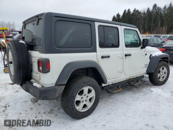 2020 Jeep Wrangler Unlimited Willys with VIN 1C4HJXDN3LW226422, listed as a Copart auction lot 52648335 with 103,097 mi miles and Salvage title. Bid and sale history available at DreamBid. Image 3.