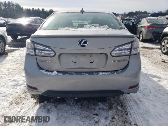 2010 Lexus HS 250h with VIN JTHBB1BAXA2009095, listed as a Copart auction lot 87185274 with 105,470 mi miles and Salvage Title. Bid and sale history available at DreamBid. Image 6.