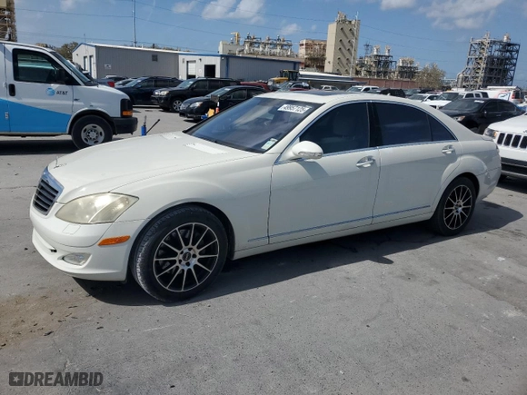 2009 Mercedes-Benz S-Class 5.5L V8 with VIN WDDNG71X29A279020, listed as a Copart auction lot 49957125 with 150,643 mi miles and Clean Title. Bid and sale history available at carsss.com. Image 1.