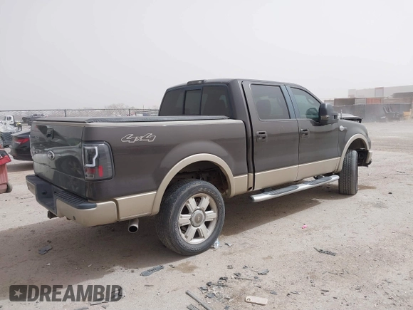 2007 Ford F-150 XLT with VIN 1FTPW14V77KB42126, listed as a IAAI auction lot 41801954 with 179,772 mi miles. Bid and sale history available at carsss.com. Image 4.