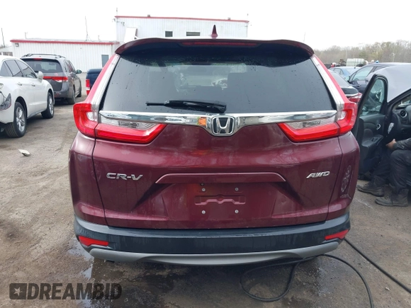 2017 Honda CR-V EX with VIN 2HKRW2H53HH679990, listed as a IAAI auction lot 41923591 with 242,177 mi miles. Bid and sale history available at carsss.com. Image 16.