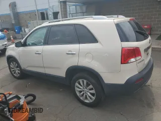 2011 Kia Sorento LX with VIN 5XYKTDA24BG141822, listed as a Copart auction lot 61693074 with 168,509 mi miles and Salvage Title. Bid and sale history available at carsss.com. Image 2.