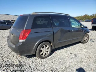 2006 Nissan Quest with VIN 5N1BV28U46N121053, listed as a Copart auction lot 82080434 with 168,902 mi miles and Salvage Title. Bid and sale history available at carsss.com. Image 3.