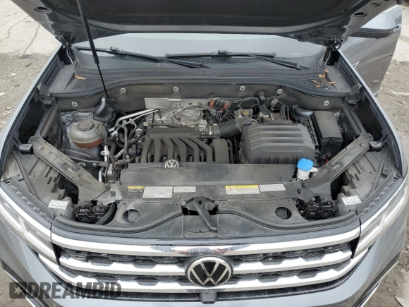 2021 Volkswagen Atlas SEL Premium R-Line with VIN 1V2FR2CA5MC541449, listed as a Copart auction lot 72932124 with 58,269 mi miles and Salvage title. Bid and sale history available at DreamBid. Image 12.