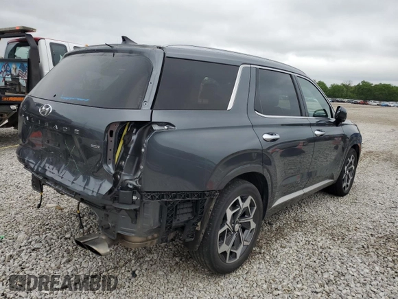 2022 Hyundai Palisade Calligraphy z VIN KM8R7DHE4NU353914, wystawiony jako Copart lot #58190955 z przebiegiem 57 583 mil mil oraz Szkoda całkowita • Salvage title. Historia ofert i sprzedaży dostępna na DreamBid. Obrazek 3.