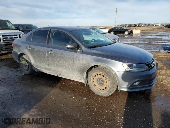 2015 Volkswagen Jetta with VIN 3VWWA7AJ3FM270768, listed as a Copart auction lot 41975575 with 208,593 mi miles and Salvage title. Bid and sale history available at DreamBid. Image 4.