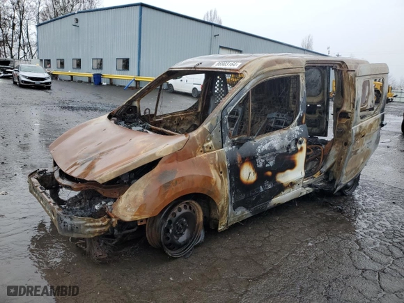 2019 Ford Transit Connect Van XL with VIN NM0LS6E23K1416574, listed as a Copart auction lot 86903164 with 0 mi miles and Salvage Title. Bid and sale history available at carsss.com. Image 1.