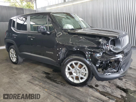 2023 Jeep Renegade Latitude with VIN ZACNJDB13PPP72980, listed as a Copart auction lot 64280525 with 30,850 mi miles and Salvage title. Bid and sale history available at DreamBid. Image 4.