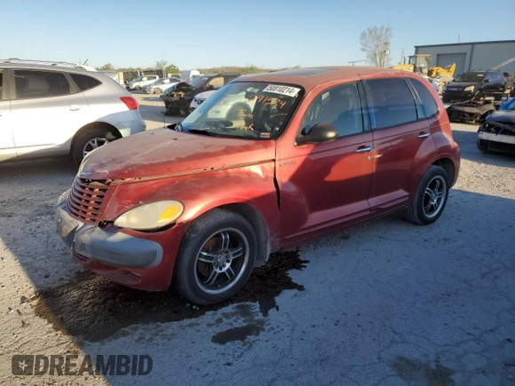2002 Chrysler PT Cruiser Limited with VIN 3C8FY68B92T291534, listed as a Copart auction lot 50810214 with 75,371 mi miles and Salvage Title. Bid and sale history available at carsss.com. Image 1.