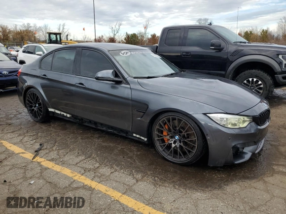 2015 BMW M3 z VIN WBS3C9C57FP803459, wystawiony jako Copart lot #78265344 z przebiegiem 32 535 mil mil oraz Szkoda całkowita • Salvage title. Historia ofert i sprzedaży dostępna na DreamBid. Obrazek 4.