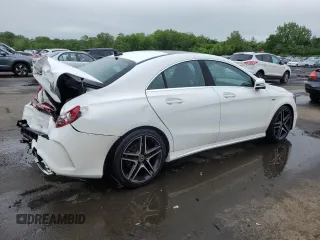 2018 Mercedes-Benz CLA 250 with VIN WDDSJ4GB1JN638742, listed as a Copart auction lot 56659905 with 85,892 mi miles and Salvage title. Bid and sale history available at DreamBid. Image 3.