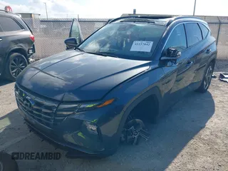 2023 Hyundai Tucson Limited with VIN 5NMJE3AE4PH270148, listed as a IAAI auction lot 41157042 with 42,463 mi miles. Bid and sale history available at carsss.com. Image 2.