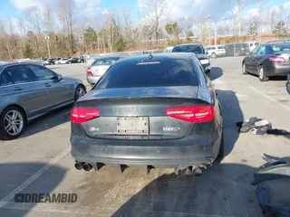 2015 Audi S4 Premium Plus with VIN WAUBGAFL7FA021844, listed as a IAAI auction lot 41814668 with 129,592 mi miles. Bid and sale history available at carsss.com. Image 16.