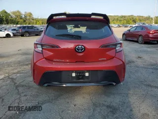 2021 Toyota Corolla Hatchback SE with VIN JTND4MBEXM3107708, listed as a Copart auction lot 71182694 with 0 mi miles and Salvage Title. Bid and sale history available at carsss.com. Image 6.