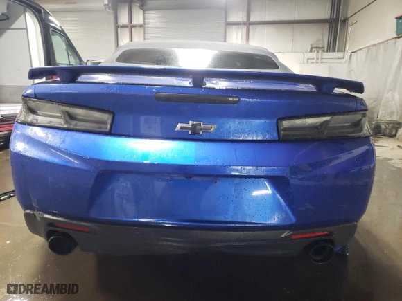2017 Chevrolet Camaro 2LT with VIN 1G1FD3DX1H0124239, listed as a Copart auction lot 84749254 with 0 mi miles and Non Repairable. Bid and sale history available at carsss.com. Image 6.