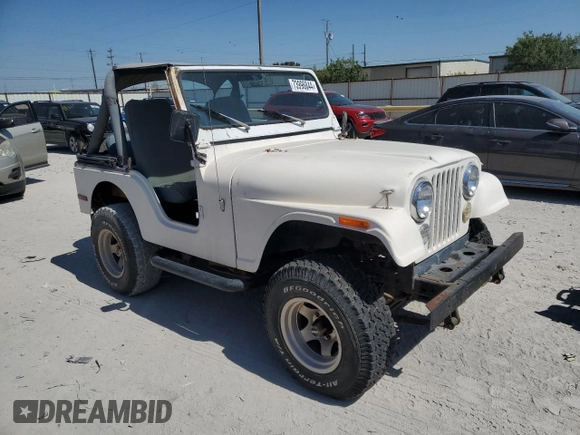 1978 Jeep CJ z VIN J8F83AH110988, wystawiony jako Copart lot #73996844 z przebiegiem Nie podano mil oraz Czysty tytuł • Clean title. Historia ofert i sprzedaży dostępna na DreamBid. Obrazek 4.