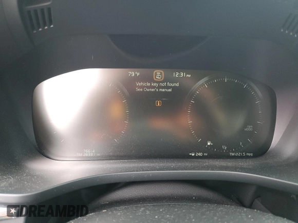 2018 Volvo XC60 Inscription with VIN LYVA22RL1JB082350, listed as a Copart auction lot 74307224 with 76,614 mi miles and Salvage Title. Bid and sale history available at DreamBid. Image 9.